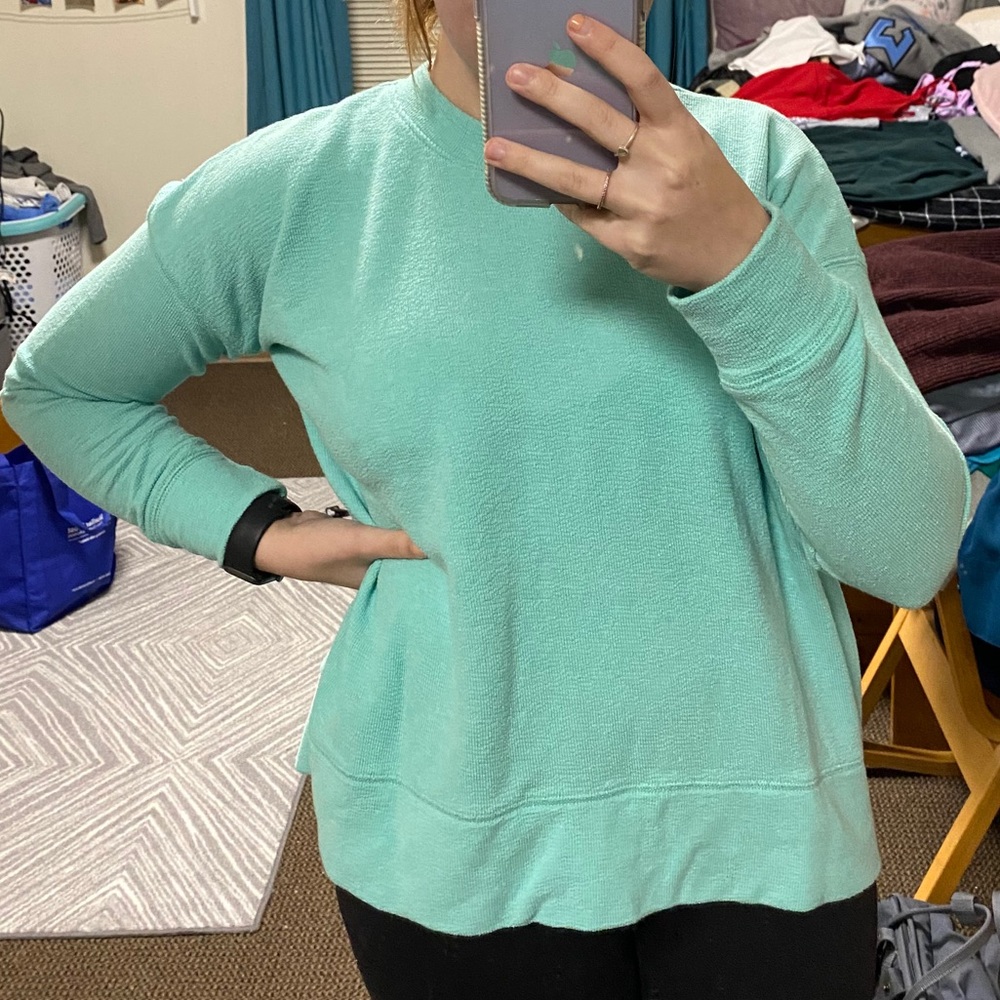 aerie beach terry sweatshirt